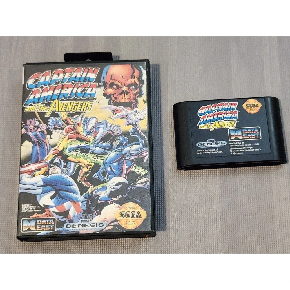 Captain America and the Avengers Sega Genesis NO MANUAL